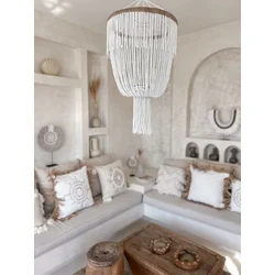 Beli lestenec Ramah z biseri 40x85