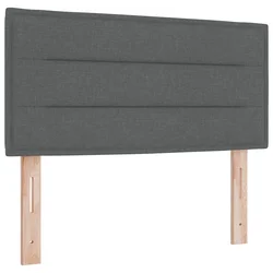 Uzglavlje Tamno siva 90 cm tkanina
