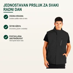 Tekton Pro Radni prsluk Kobalt, Tamnosivi