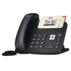 Yealink SIP-T21P, Entry Level IP Phone (with PoE) 2 SIP accounts, 132 x 64-pixel graphical LCD, HD Voice: HD Codec, HD speaker, HD handset, XML/LDAP Phonebook, Open VPN, 2xLAN ports, Headset, with PSU (SIP-T21P E2)