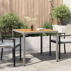 Stol za vrt Siva 90 x 90 x 75 cm poliratan