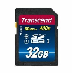 Spominska kartica Transcend 32 GB SDHC (Class10) UHS-I 400X (Premium)