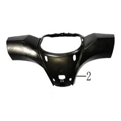 Kućište instrument table prednje maske, crna 2015-35-X0050 za skuter Motovene Roma S9C