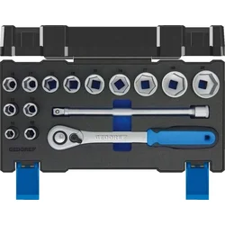 GEDORE Set nasadnih ključeva 10-32mm 1/2 15del.
