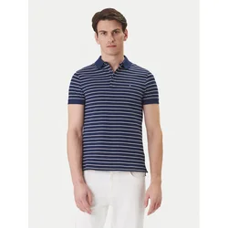TOMMY HILFIGER Majica CORE 1985  mornarska / bela