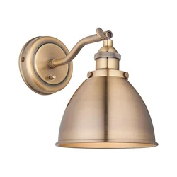 Endon 98746 - Zidno reflektorsko svetlo FRANKLIN 1xE14/7W/230V, mesing