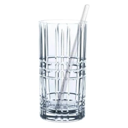 Komplet kozarcev s slamicami TASTES GOOD Nachtmann 445 ml 4 kom