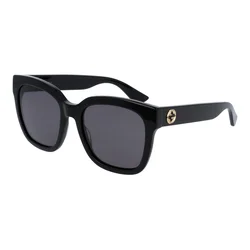 Gucci GG0034SN 001 ONE SIZE (54) Črna/Siva