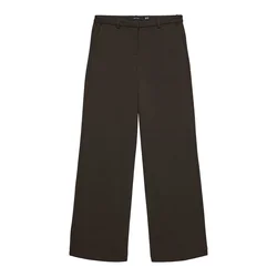 VERO MODA Hlače VMZAMIRA temno rjava