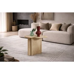 Hanah Home pomoćni sto Messina, 54 cm, hrast Sapphire