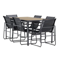 Komplet mize in stolov Dallas 4857 Kovina