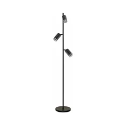 Podna lampa PARIS 3xGU10/12W/230V crna