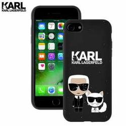 Karl Lagerfeld TPU gel črn ovitek za iPhone 7/8/SE (2020)
