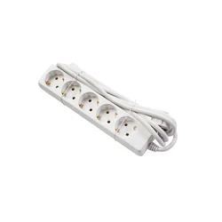 Prenosna petostruka priključnica |3m| 3x1.5mm bela