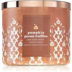 Bath & Body Works Pumpkin Pecan Waffles mirisna svijeća s esencijalnim uljem 411 g