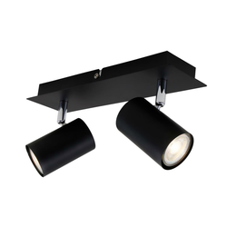 Briloner 2857-025 - Spot svetiljka SPOT 2xGU10/40W/230V crna