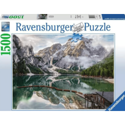 Ravensburger Puzzle Lago di Braies, Italija 1500 kosov