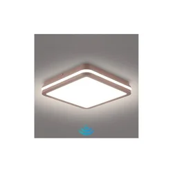 Brilagi-LED Spoljašnje svetlo sa senzorom BENE LED/24W/230V 26x26 cm braon IP54