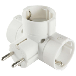 home Strujni razdjeljnik, 3 x schuko utičnice, T oblik - TPF-36