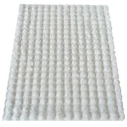 Dywanopol Kos preproge MERLIN 3D bela, 160 x 200 cm