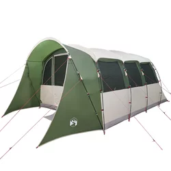 Obiteljski šator s krovom Zelena i bijela 576 x 325 x 213 cm