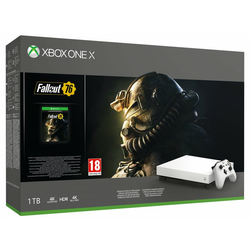 MICROSOFT igraća konzola Xbox One X 1TB Robot White Special Edition + Fallout 76