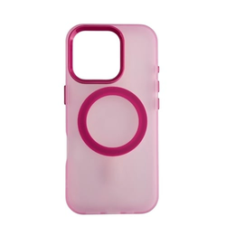 Silikonska futrola Magsafe FLURO COLOR Samsung A17 ROZE