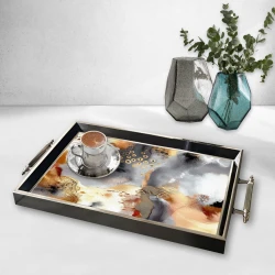 Aberto Design Poslužavnik TPG9851 50 x 29 x 3.5 cm, Šareni