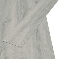 Samoljepljiva podna daska 32 pcs Svijetlo siva 4,46 m2 PVC
