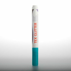 Darwi TEX GLITTER marker za tekstil - Turkizna 6 ml