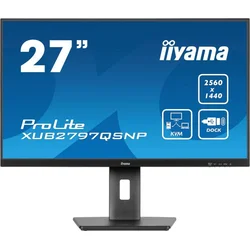 Monitor 27 Iiyama XUB2797QSNP-B1 IPS 2560x1440/100Hz/1ms/HDMI/DP/USB/RJ45/zvučn