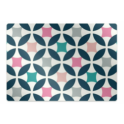 Decormat Podloga za stol Pastel retro pattern 140x100 cm 2 cm