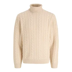 Jack & Jones Premium Pulover JPRBLUCALLUM bež