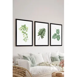 WALLXPERT Set 3 dekorativne slike Artsycllct27