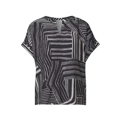 STREET ONE Majica temno modra / bela