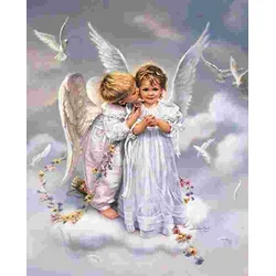 Norimpex - Puzzle Diamantna slika: Angeli 30x40cm - 1 - 39 kosov
