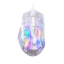MARVO M413 TRANSPARENT USB Gejmerski miš, Providni
