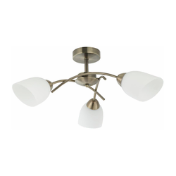 Plafonski luster DONNA 3xE27/60W/230V patina