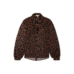 GARCIA Bluza karamel/čokolada/temno rjava