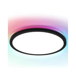 Brilagi - LED RGBW prigušiva stropno svetlo VIBE LED/24W/230V 3000-6500K crno + daljinski upravljač