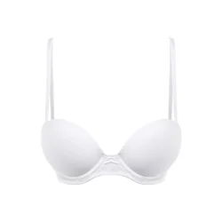 Trendyol White Thread Strap Extra Push-Up Tshirt Bra Knitted Bra