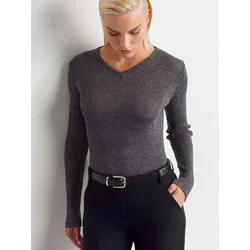 Dilvin Pulover Pullover temno siva