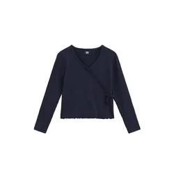 WE Fashion Majica temno modra