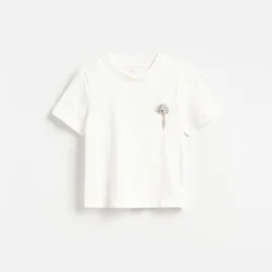 Reserved - LADIES` T-SHIRT & BROOCH
