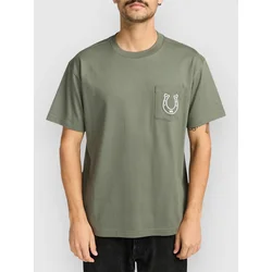 RVCA Lucky You moška majica sage leaf