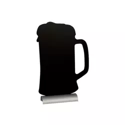 Crna tabla Securit Silhouette KRIGLA alu-postolje 34x22x6cm