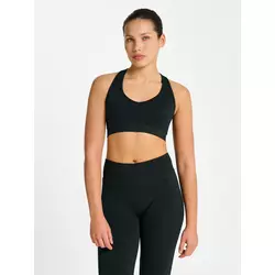 Športni nedrček hmlHIIT SEAMLESS V SHAPE PADDED BRA