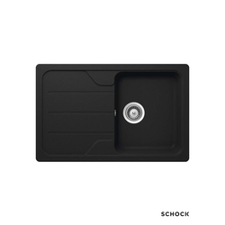 Schock Granitna ugradna sudopera Formhaus D100S, 78x50cm, Crna