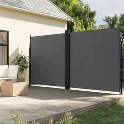 Bočna tenda na uvlačenje antracit 200 x 1200 cm