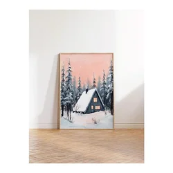 Dekorativna slika u okviru 30 x 40 cm